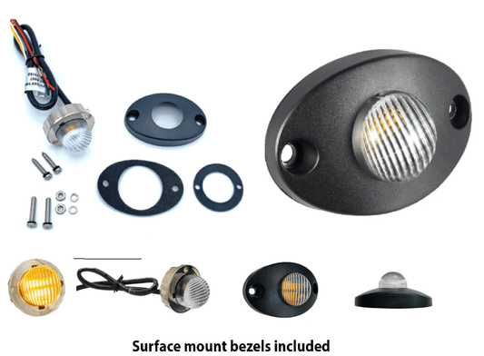 Premium Quality R6 Surface Mount / Hide A Way Discreet Warning Strobe Light - 5 Year Warranty