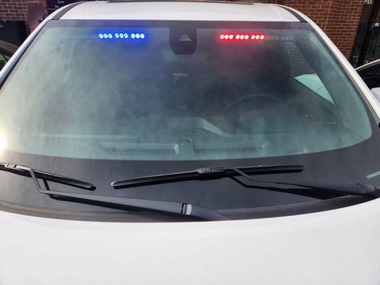 Police Undercover Vehicle / Fire Department Command Vehicle Visor Emergency Warning Light - 5 Years Warranty