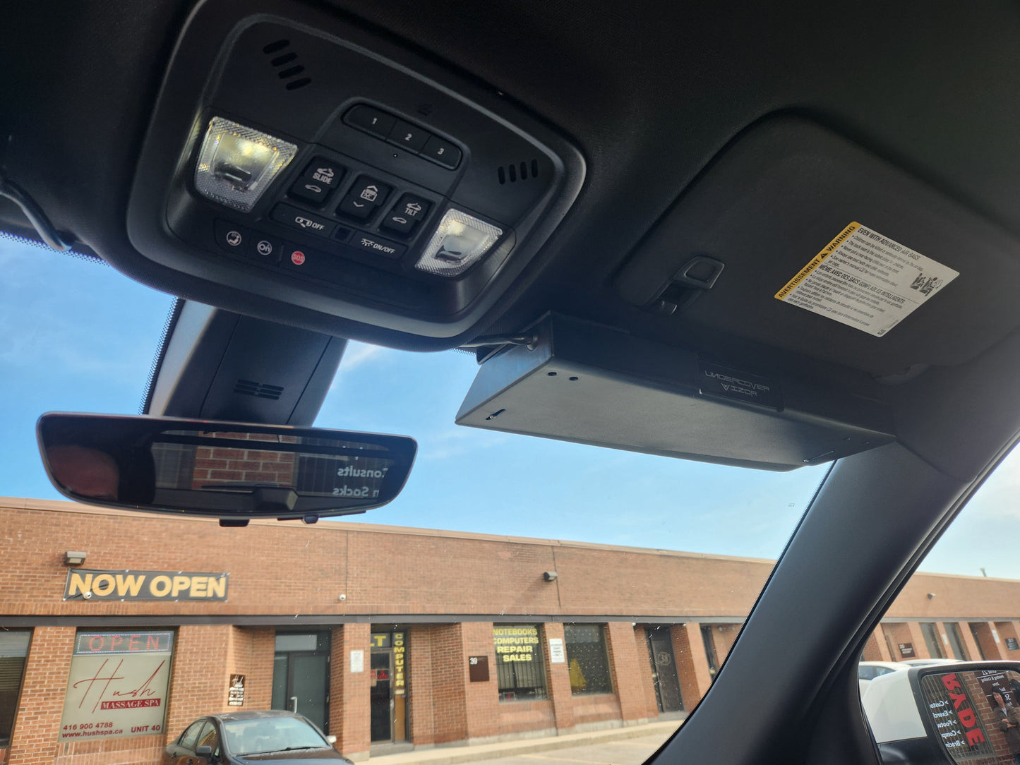 Police Undercover Vehicle / Fire Department Command Vehicle Visor Emergency Warning Light - 5 Years Warranty