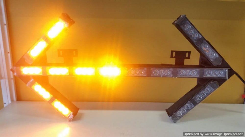 Vector LED Warning Construction Traffic Directional Arrow Light for Construction Utility Truck