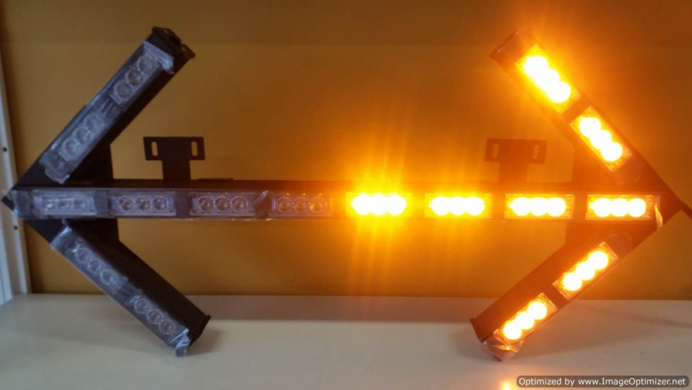 Vector LED Warning Construction Traffic Directional Arrow Light for Construction Utility Truck