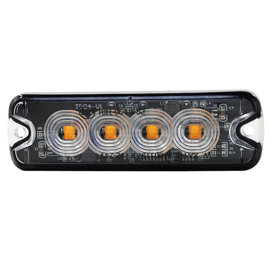 Package Promotion - S4 Ultra Slim PWarning Grille / Surface Mount Strobe Light