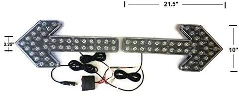 43" LED Split Construction Warning Safety Traffic Directional Arrow Light - Best Seller