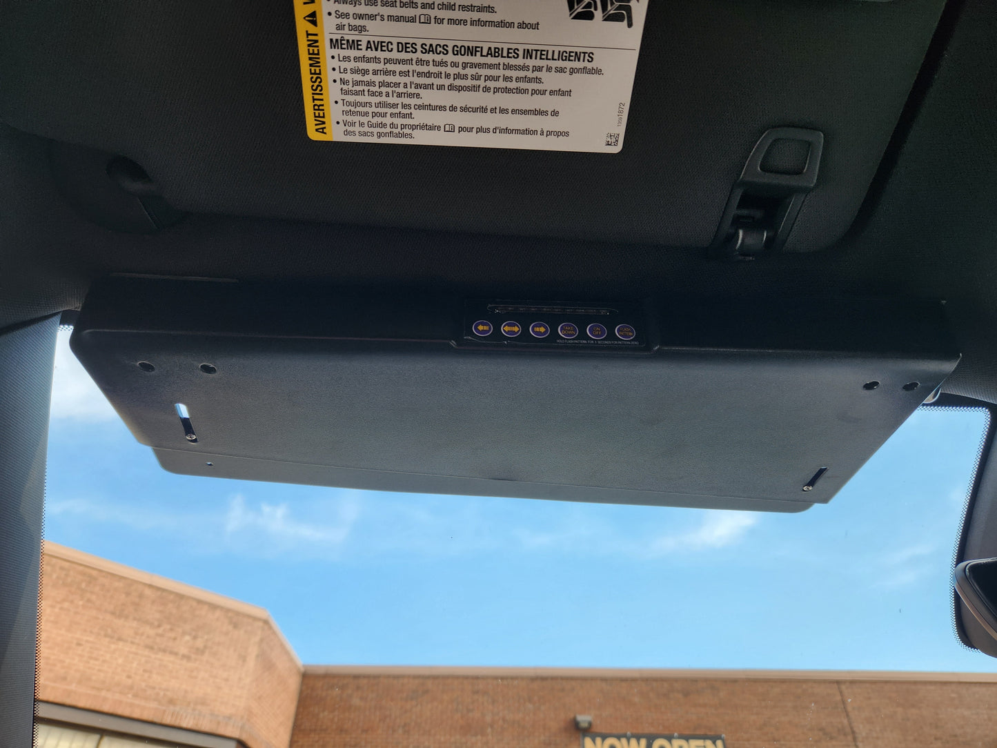 Police Undercover Vehicle / Fire Department Command Vehicle Visor Emergency Warning Light - 5 Years Warranty