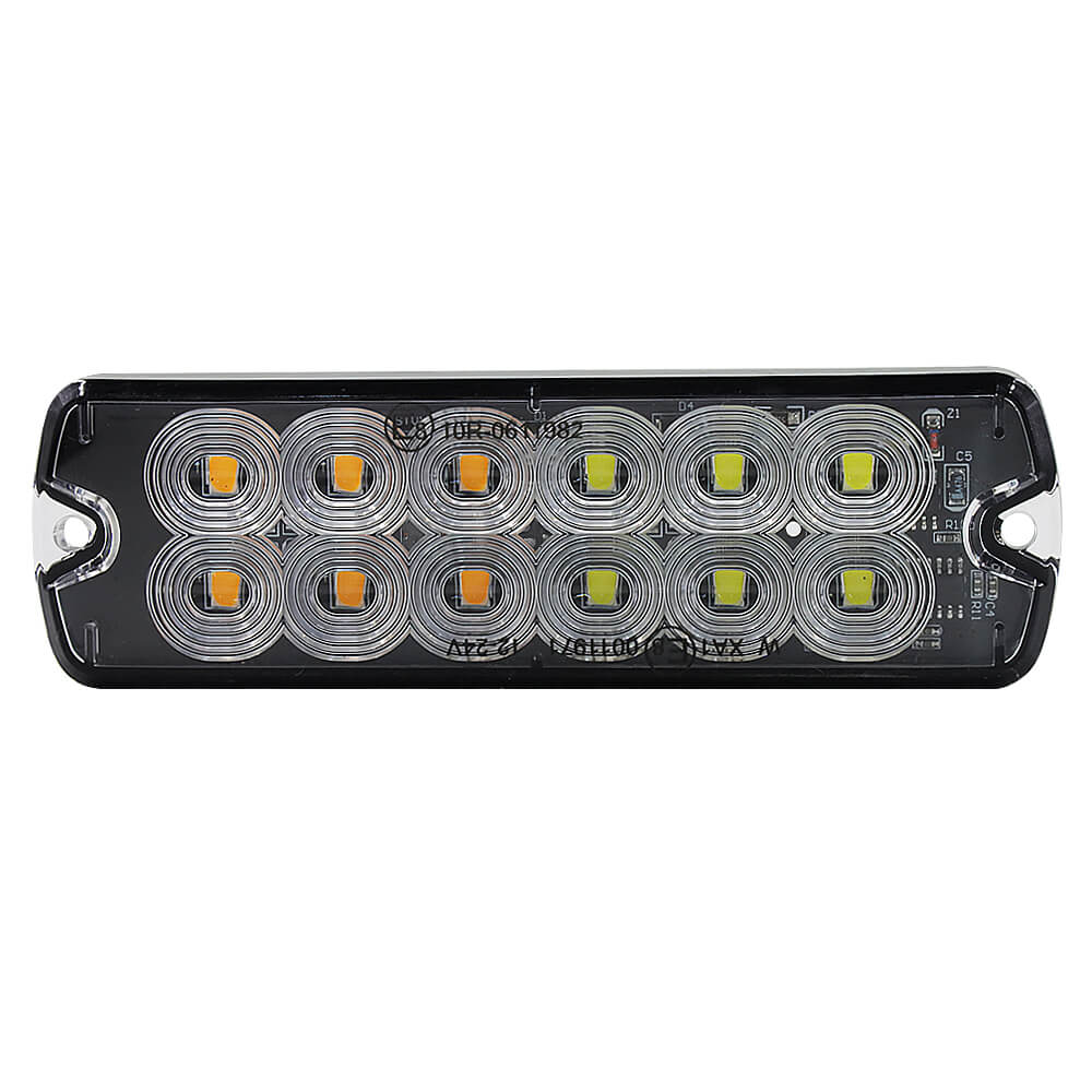 Package Promotion - S6 Ultra Slim Double Row Super Bright Premium Warning Grille / Surface Mount Strobe Light