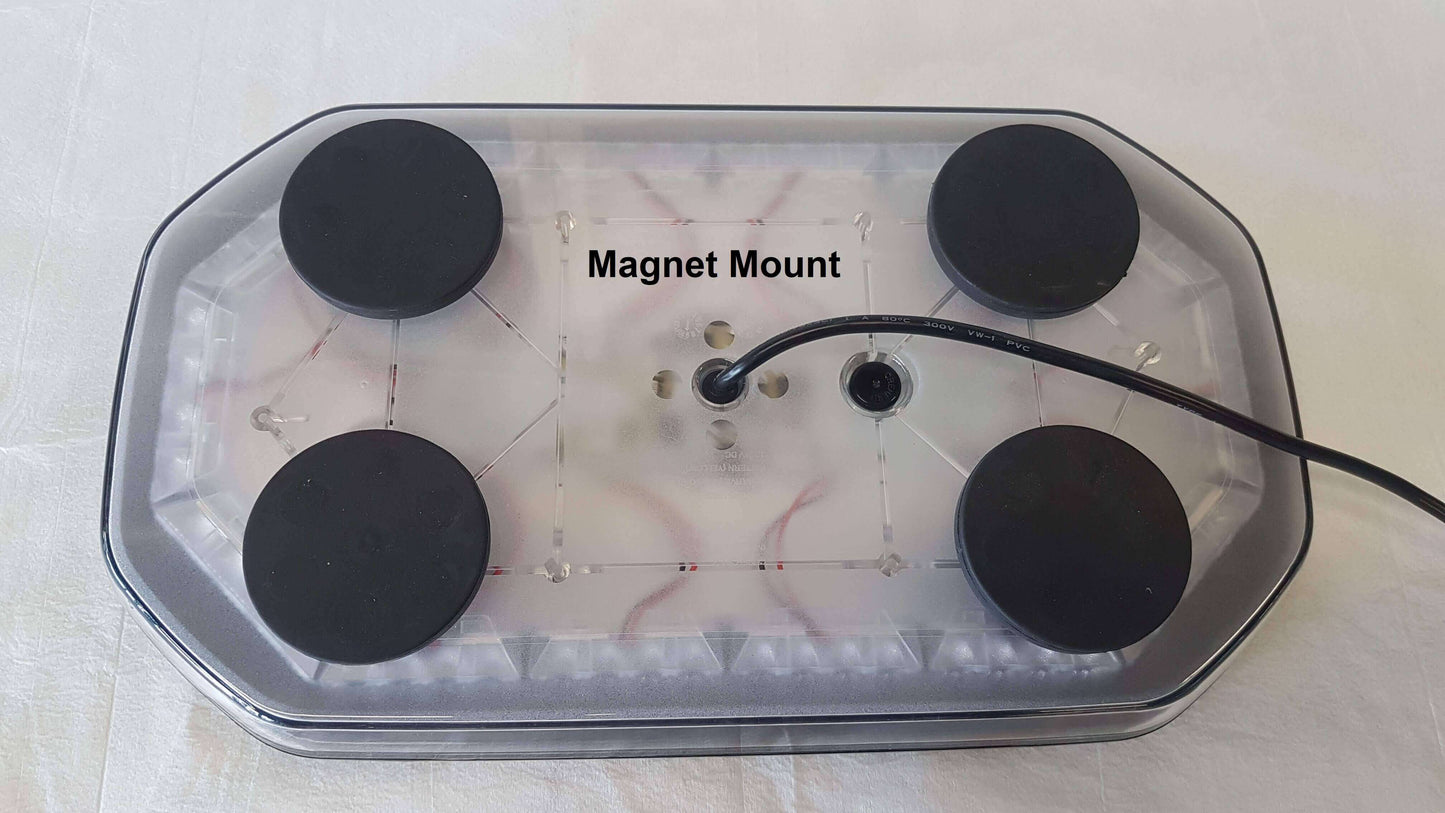 15" Eagle Eye Super Low Profile Magnetic / Bolt Mount Rooftop Warning Light Bar - Best Seller