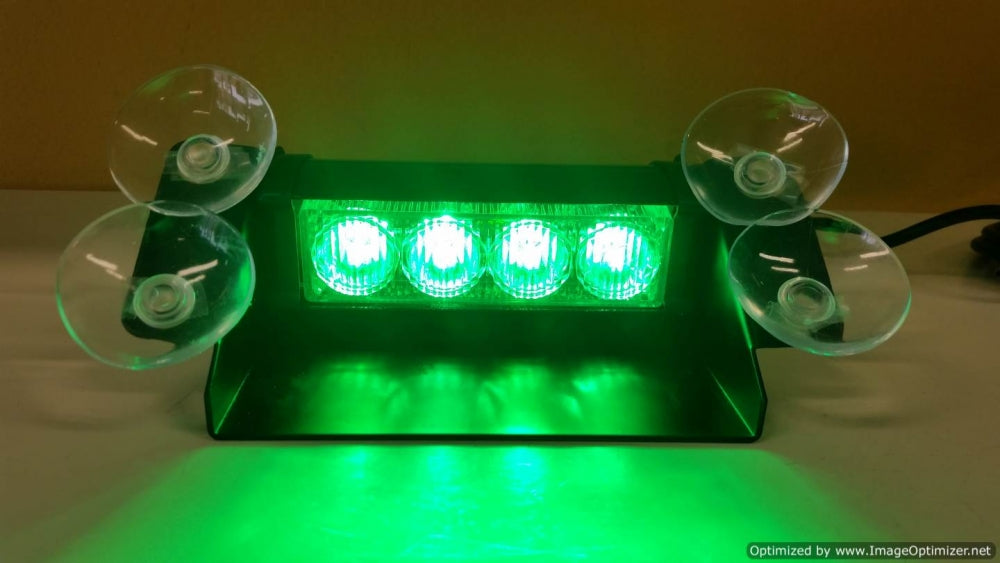 Mini LED Warning Green Dash Light for Volunteer Firefighters