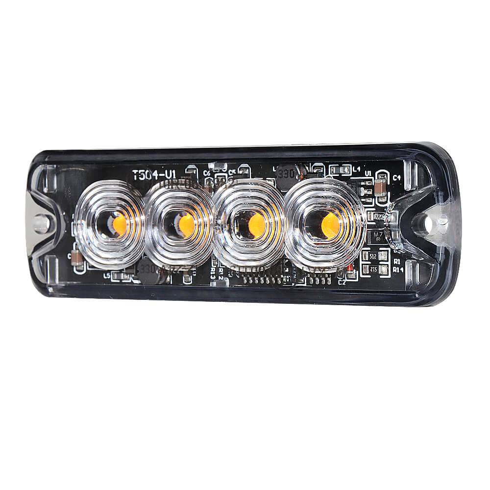 Package Promotion - S4 Ultra Slim PWarning Grille / Surface Mount Strobe Light