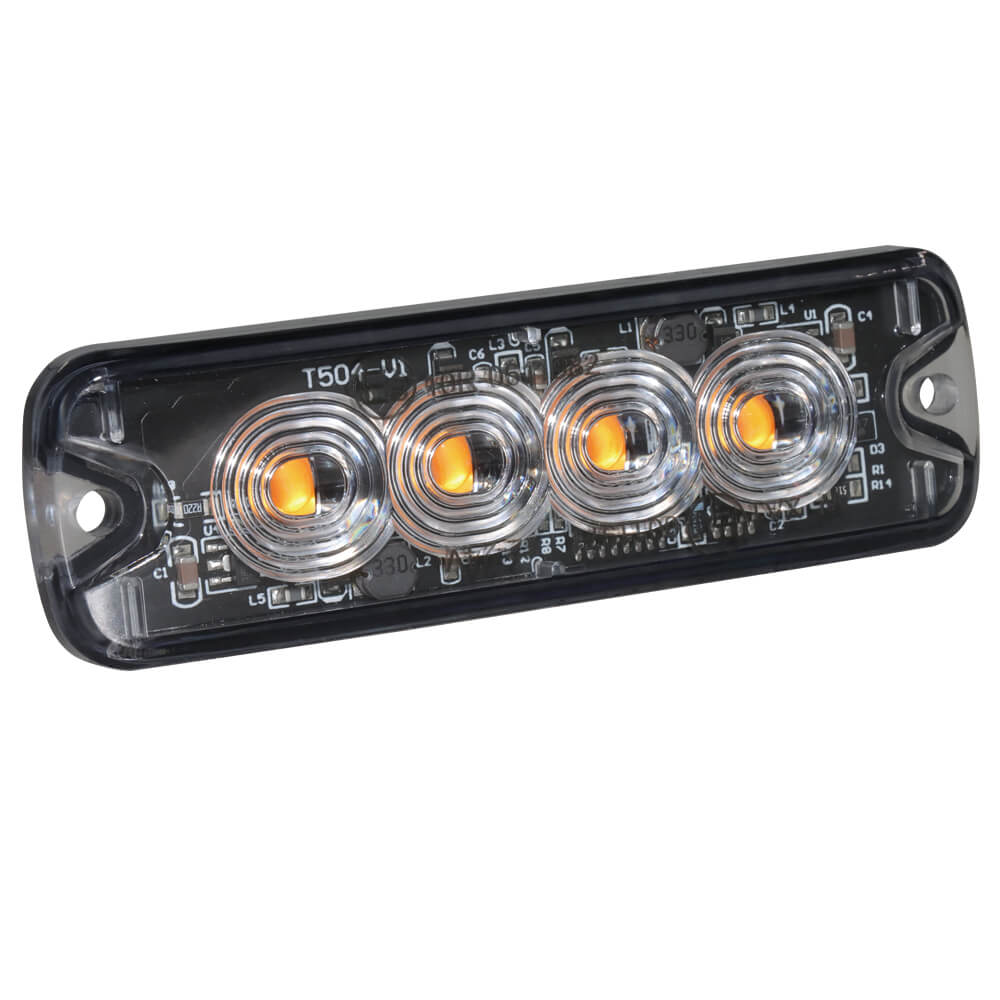 Package Promotion - S4 Ultra Slim PWarning Grille / Surface Mount Strobe Light